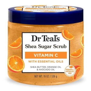 DR TEAL'S SHEA SUGAR VIT C SCRUB 538g