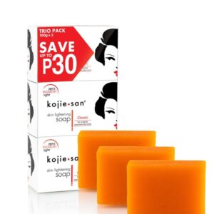 KOJIE SAN ZERO PIGMENT TRIO 3IN1 BAR SOAP 100x3