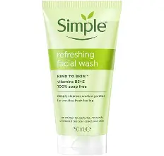 SIMPLE Refreshing Facial Wash kind to Skin Pro-Vit B5+E 150ml