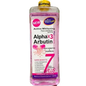 VEETGOLD ALPHA ARBUTIN X3 BODY CORRETOR WHITENING BODY OIL 1000ML